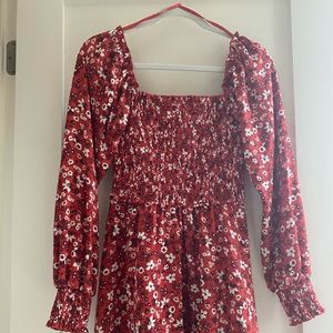 Red and sassy skater dress